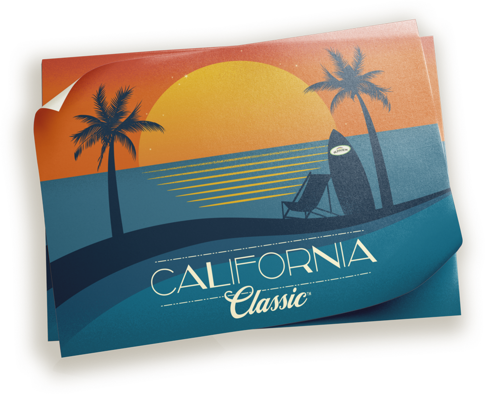 California Classic postcard