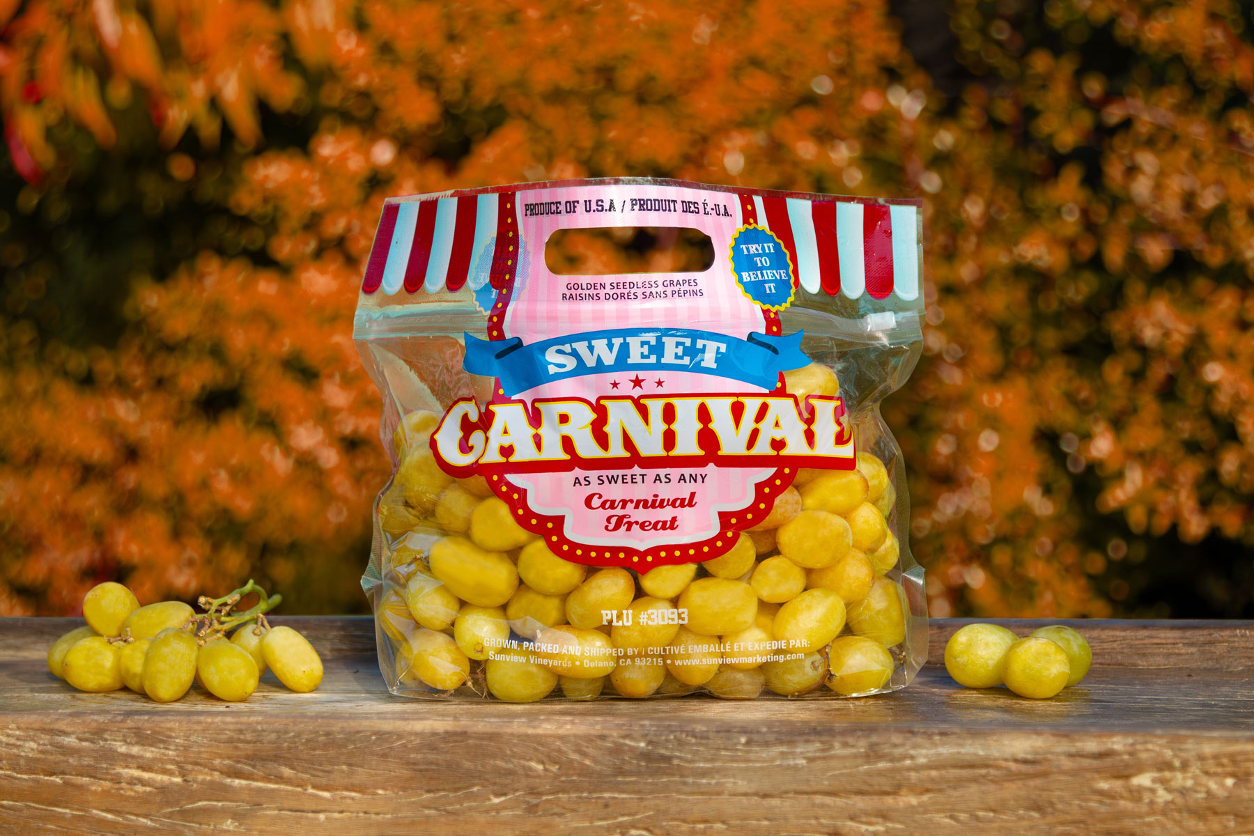 Bag of Sweet Carnival grapes